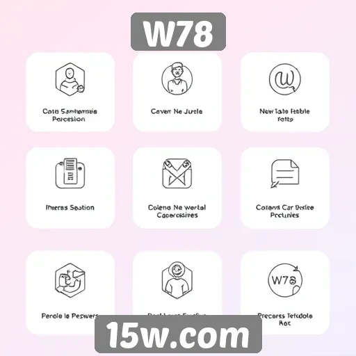 Recursos exclusivos disponíveis no W78 para usuários