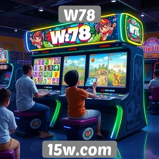 W78 oferece ampla variedade de jogos para todas as idades